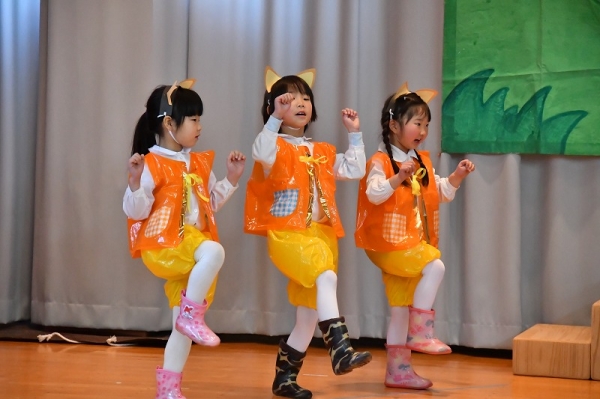 年長りんどう組 オペレッタ「長靴をはいた猫」